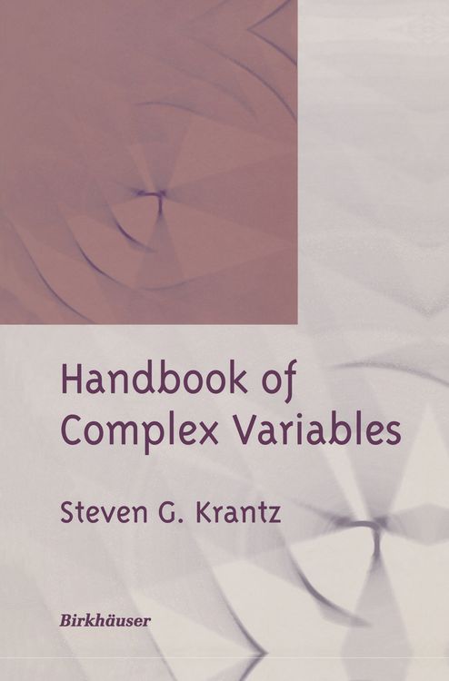 Produktbild: Handbook of Complex Variables
