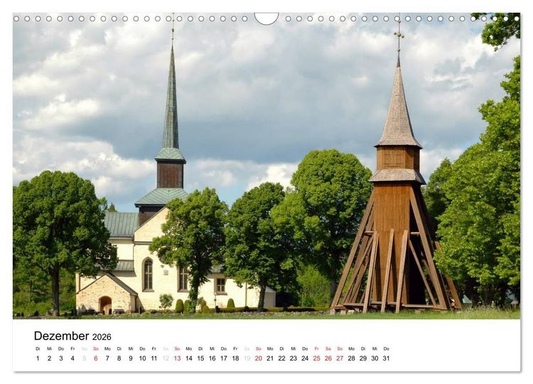 Produktbild: Wundervolles Schweden 2026 (Wandkalender 2026 DIN A3 quer), CALVENDO Monatskalender