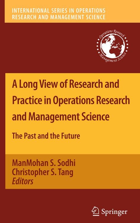 Produktbild: A Long View of Research and Practice in Operations Research and Management Science