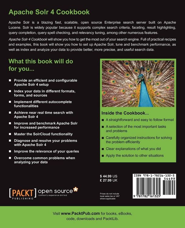 Produktbild: Apache Solr 4 Cookbook
