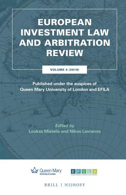 Produktbild: European Investment Law and Arbitration Review