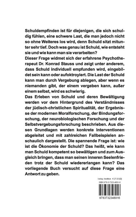 Produktbild: Selbstvergebung durch Schuldkompetenz