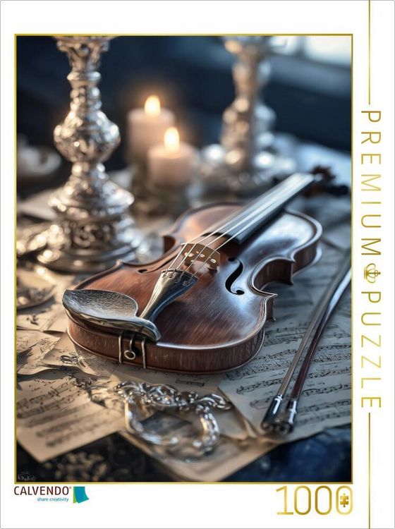 Produktbild: CALVENDO Puzzle Winter zwingt die Saiten in eisige Stille | 1000 Teile Lege-Gr&ouml;&szlig;e 64x48cm Foto-Puzzle f&uuml;r gl&uuml;ckliche Stunden