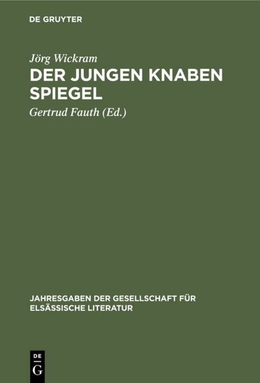 Produktbild: Der jungen Knaben Spiegel