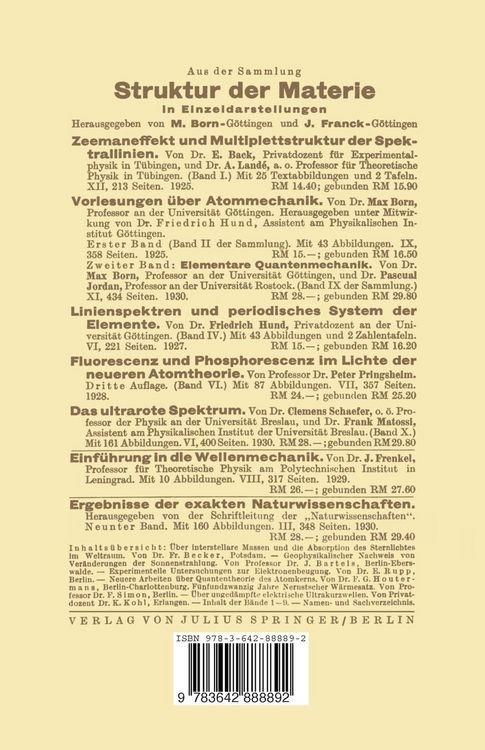 Produktbild: Der Smekal-Raman-Effekt