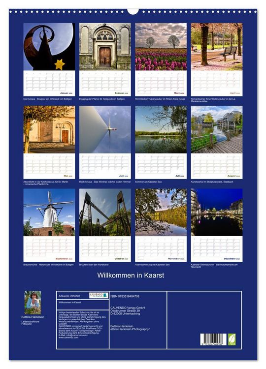 Produktbild: Willkommen in Kaarst (Wandkalender 2026 DIN A2 hoch), CALVENDO Monatskalender