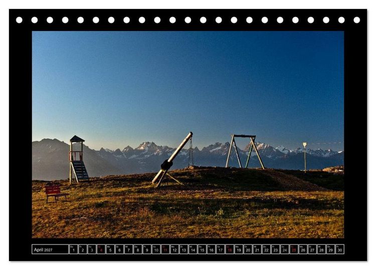 Produktbild: SEH(N)SUCHT ALPEN&Uuml;BERQUERUNG (Tischkalender 2027 DIN A5 quer), CALVENDO Monatskalender