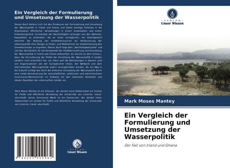 Produktbild: Ein Vergleich der Formulierung und Umsetzung der Wasserpolitik