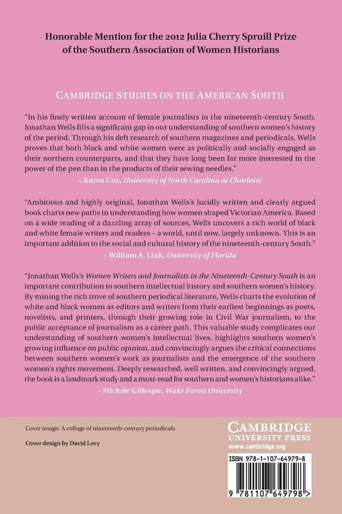 Produktbild: Women Writers and Journalists in the Nineteenth-Century South