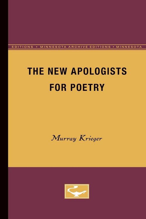 Produktbild: The New Apologists for Poetry