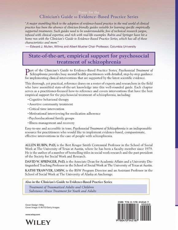 Produktbild: Psychosocial Treatment of Schizophrenia