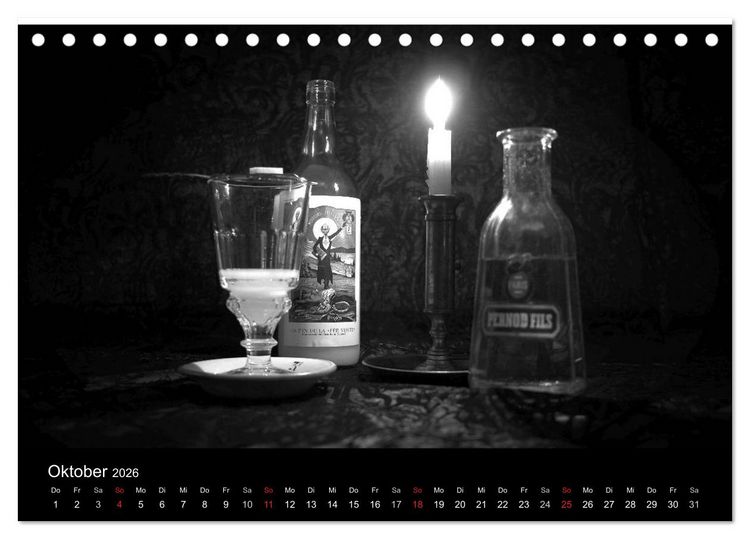 Produktbild: Absinthe (Tischkalender 2026 DIN A5 quer), CALVENDO Monatskalender