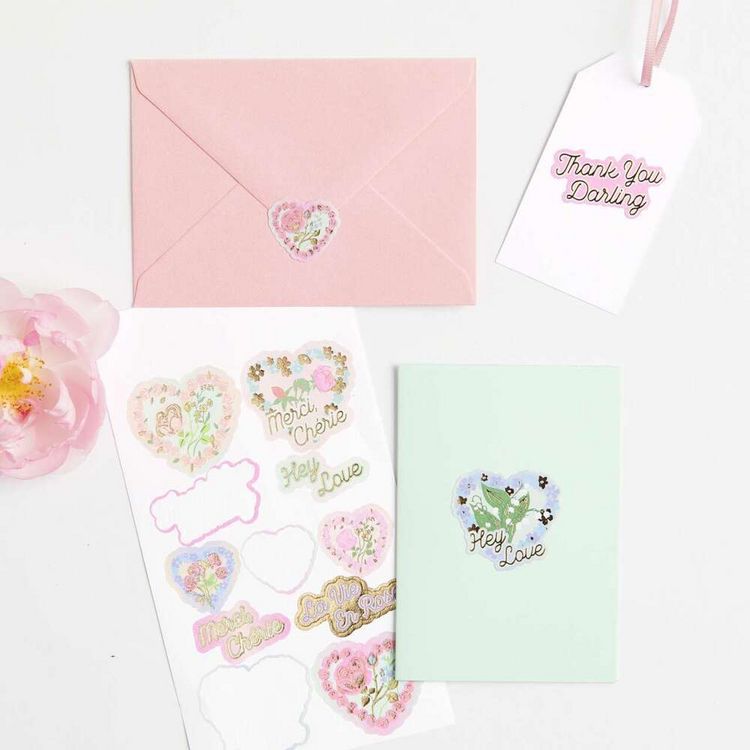 Produktbild: Papiersticker La Vie en Rose
