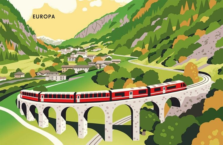 Produktbild: LONELY PLANET Bildband Legend&auml;re Zugreisen