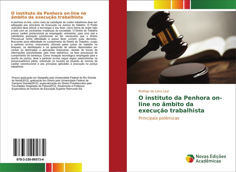 Produktbild: O instituto da Penhora on-line no &acirc;mbito da execu&ccedil;&atilde;o trabalhista