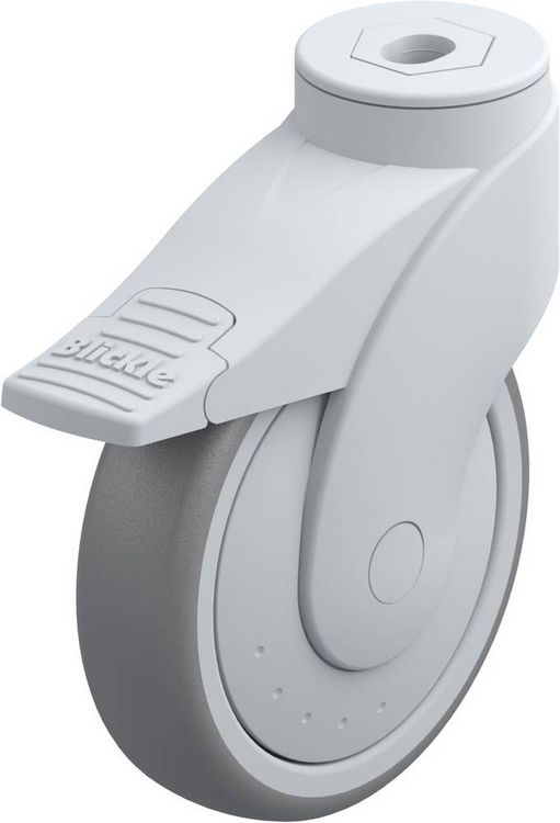 Produktbild: Blickle 743103 LWG-TPA 126KF-11-FI (LWG-TPA 126K-11-FI-FK) Lenkrolle mit Feststeller Rad-Durchmesser: 125 mm Tragf&auml;higkeit (max.): 110 kg 1 St.