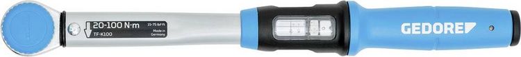 Produktbild: Gedore TF-K100 3278379 Drehmomentschl&uuml;ssel 1/2\" (12.5 mm) 20 - 100 Nm