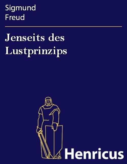 Produktbild: Jenseits des Lustprinzips