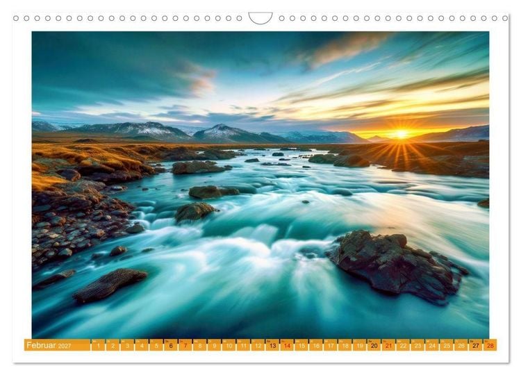 Produktbild: Langzeitbelichtung im hohen Norden (Wandkalender 2027 DIN A3 quer), CALVENDO Monatskalender