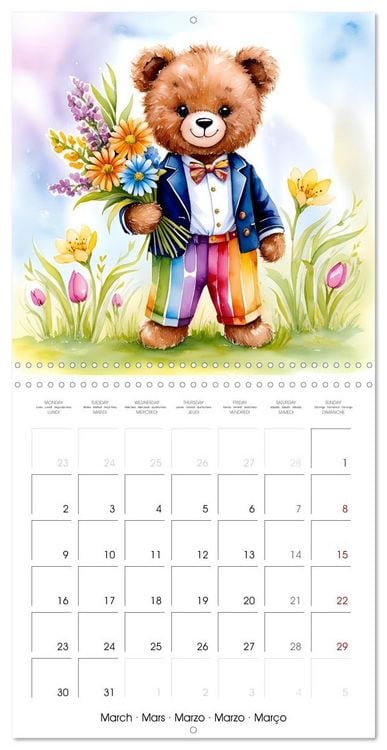 Produktbild: Mr. and Mrs. Fluff (Wall Calendar 2026 12 &times; 12 Inch) CALVENDO 12 Month Wall Calendar