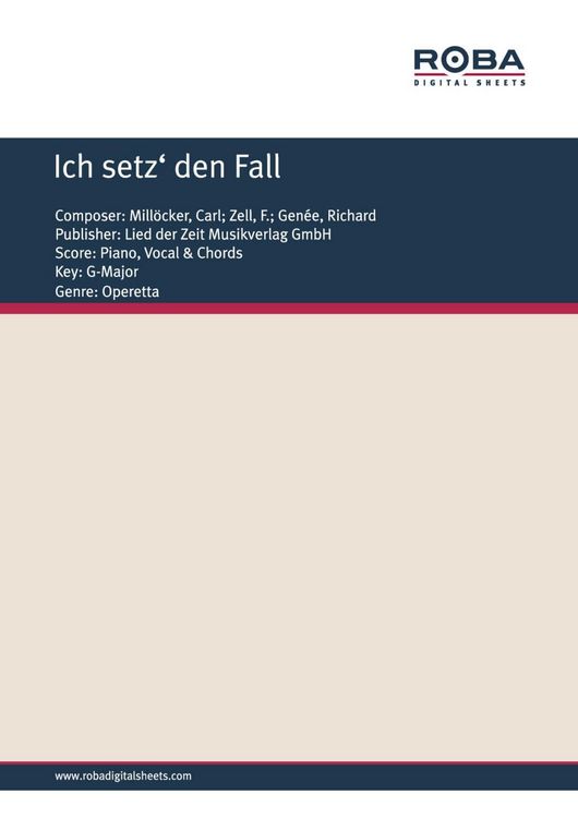 Produktbild: Ich setz' den Fall