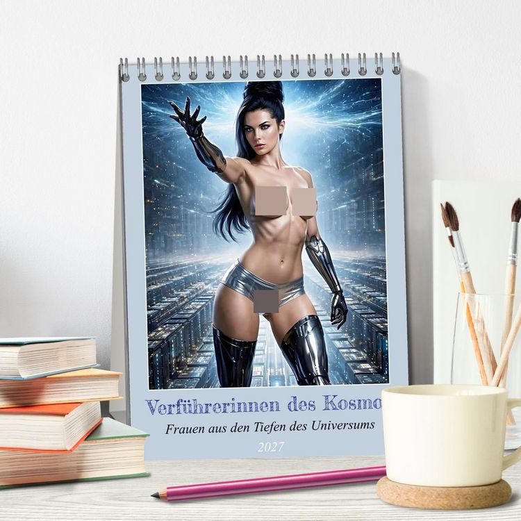 Produktbild: Verf&uuml;hrerinnen des Kosmos (Tischkalender 2027 DIN A5 hoch), CALVENDO Monatskalender