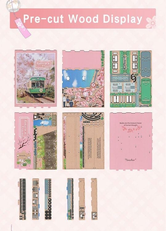 Produktbild: Book Nook DIY B&uuml;cherecke Sakura's Travel