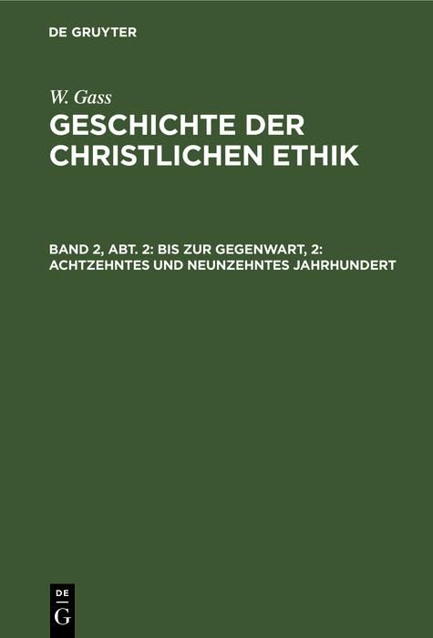 Produktbild: Bis zur Gegenwart, 2: Achtzehntes und neunzehntes Jahrhundert