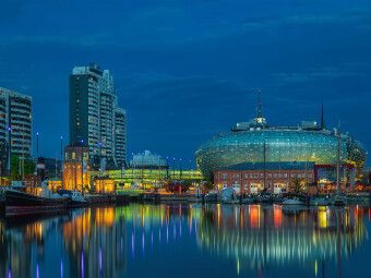 Produktbild: CALVENDO Puzzle Panorma Havenwelten - Bremerhaven | 1000 Teile Lege-Gr&ouml;&szlig;e 64x48cm Foto-Puzzle f&uuml;r gl&uuml;ckliche Stunden