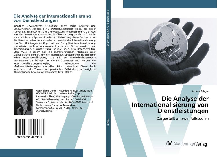 Produktbild: Die Analyse der Internationalisierung von Dienstleistungen