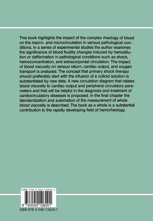 Produktbild: Blood Viscosity and Shock