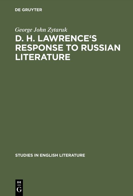 Produktbild: D. H. Lawrence's response to Russian literature