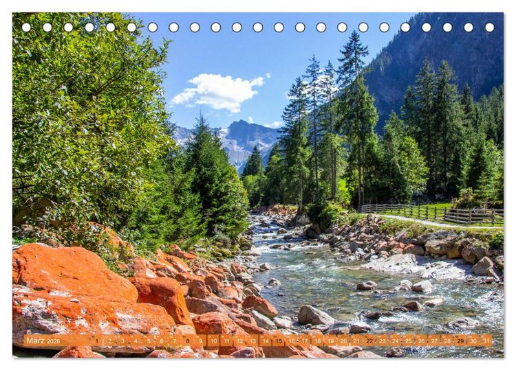 Produktbild: Ein Herz f&uuml;r das Zillertal (Tischkalender 2026 DIN A5 quer), CALVENDO Monatskalender