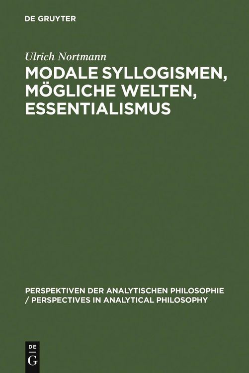 Produktbild: Modale Syllogismen, m&ouml;gliche Welten, Essentialismus