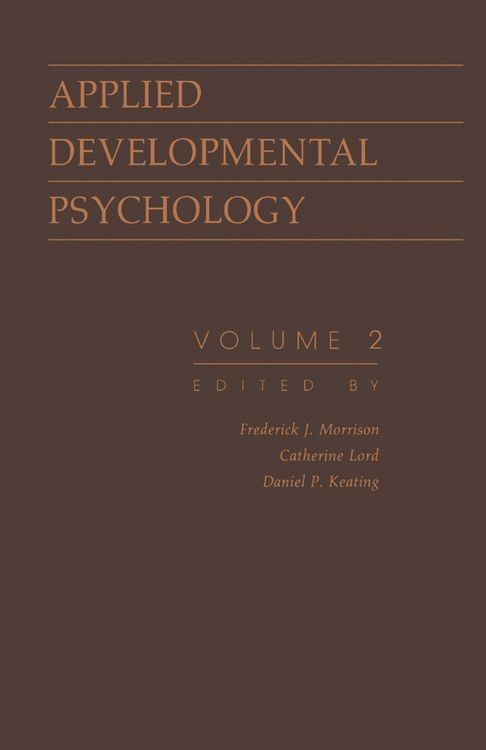 Produktbild: Applied Developmental Psychology