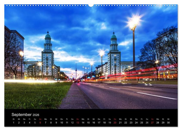 Produktbild: Berlin dynmaic (hochwertiger Premium Wandkalender 2026 DIN A2 quer), Kunstdruck in Hochglanz