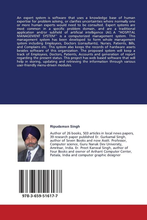 Produktbild: Computer - Expert System for Hospital Management