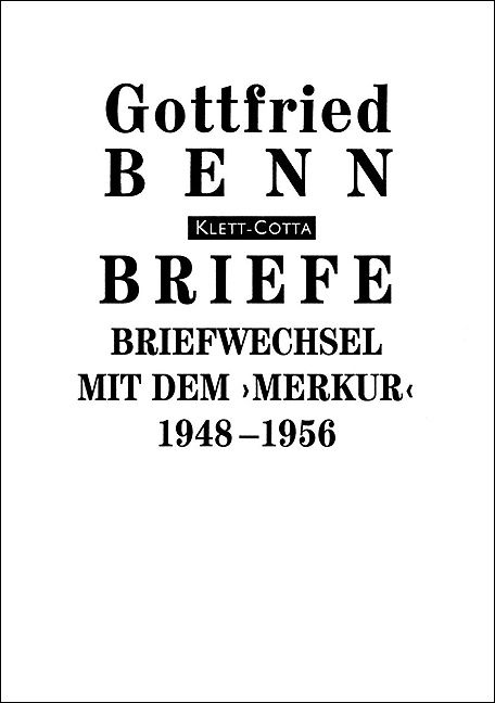 Produktbild: Briefe / Briefwechsel mit dem ''Merkur''. 1948-1956 (Briefe)