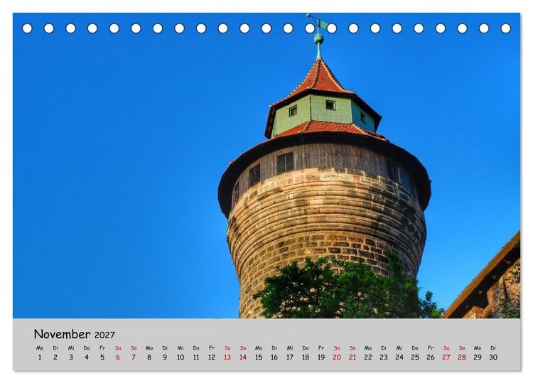 Produktbild: N&uuml;rnberg. Du bist so sch&ouml;n (Tischkalender 2027 DIN A5 quer), CALVENDO Monatskalender