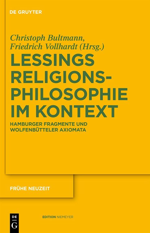 Produktbild: Gotthold Ephraim Lessings Religionsphilosophie im Kontext