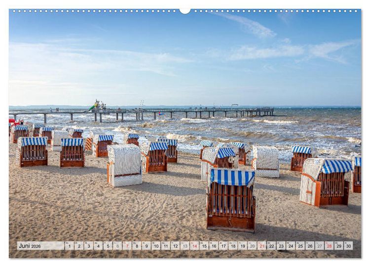 Produktbild: Niendorf Ostsee (Wandkalender 2026 DIN A2 quer), CALVENDO Monatskalender