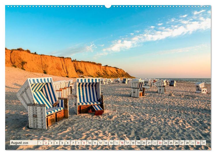Produktbild: Insel Sylt - Fantastische Momente (Wandkalender 2026 DIN A2 quer), CALVENDO Monatskalender