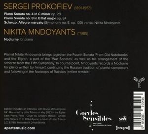 Produktbild: Prokofiev: Piano Sonatas Nos. 4 & 8,Scherzo - Mnd