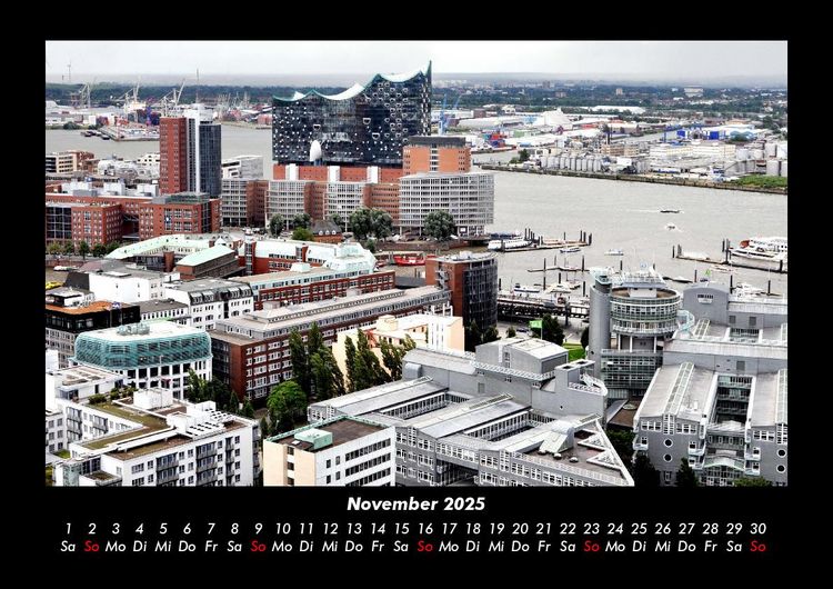 Produktbild: Hamburg 2025 Fotokalender DIN A3