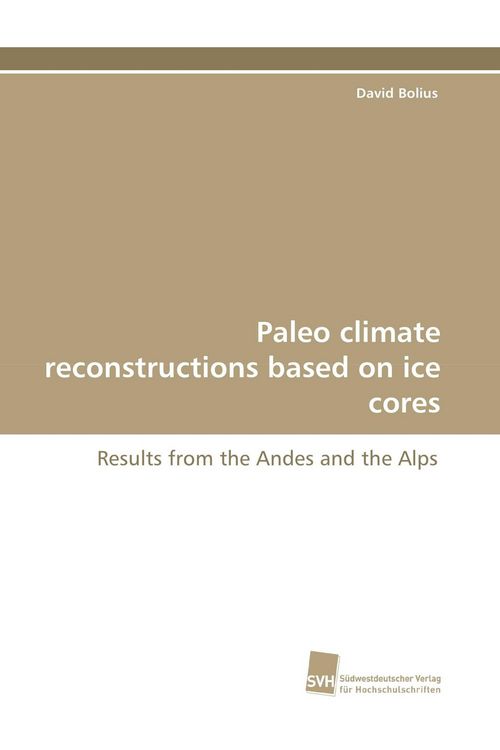 Produktbild: Paleo climate reconstructions based on ice cores