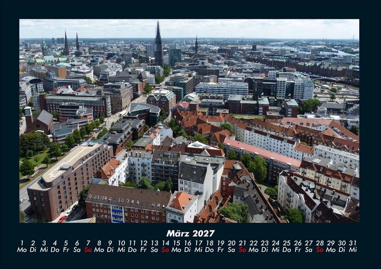 Produktbild: Hamburg 2027 Fotokalender DIN A4