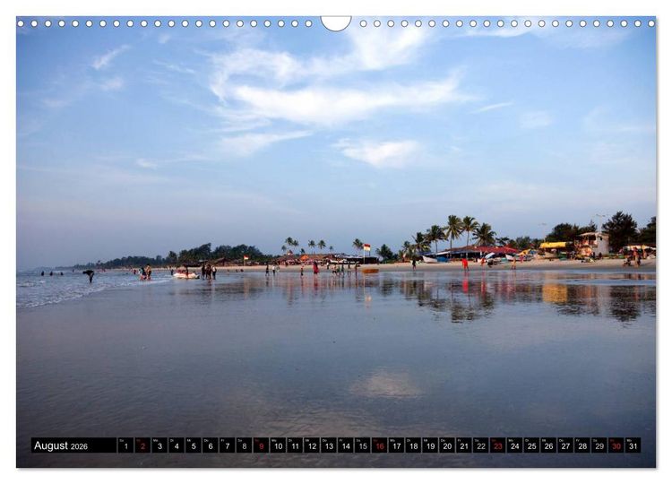 Produktbild: Indien - Goa (Wandkalender 2026 DIN A3 quer), CALVENDO Monatskalender