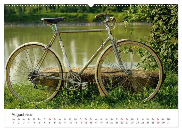 Produktbild: Stahlrenner - Rennrad-Klassiker aus Europa (hochwertiger Premium Wandkalender 2026 DIN A2 quer), Kunstdruck in Hochglanz
