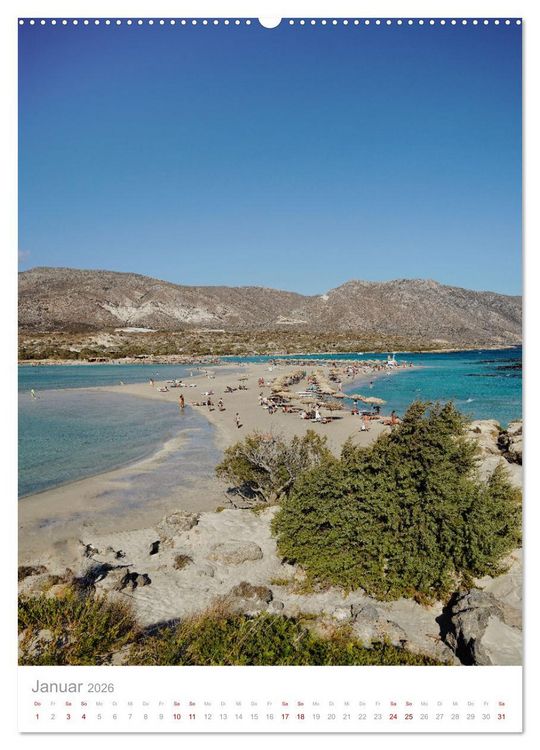 Produktbild: Kreta (hochwertiger Premium Wandkalender 2026 DIN A2 hoch), Kunstdruck in Hochglanz
