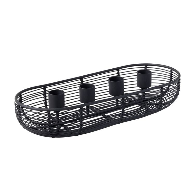 Produktbild: Villeroy & Boch Black Xmas Adventskranz oval